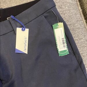 Artefact Ponte Comfort Waist Navy Chinos for Men